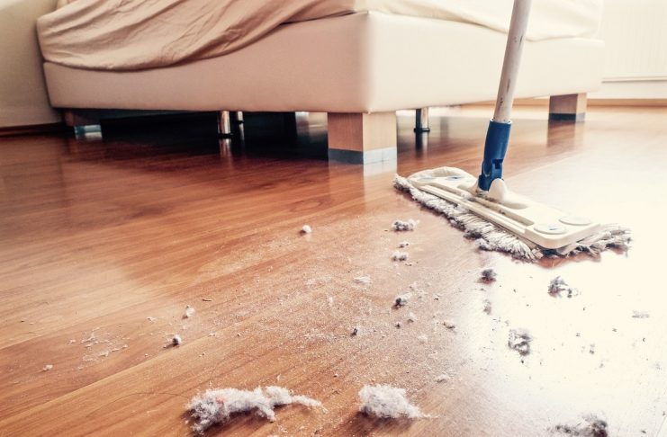 dusty floor