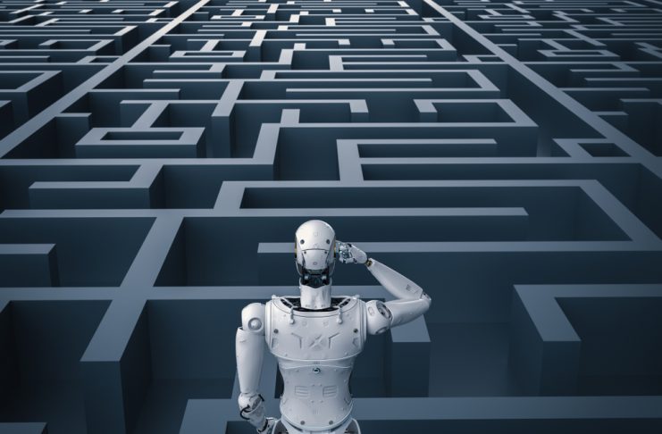 robot maze
