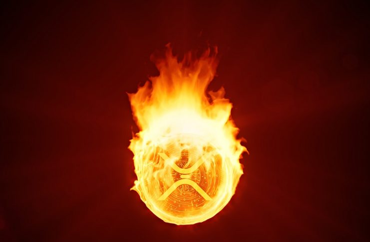 xrp price burning