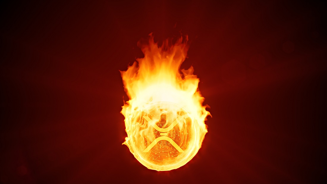 xrp price burning