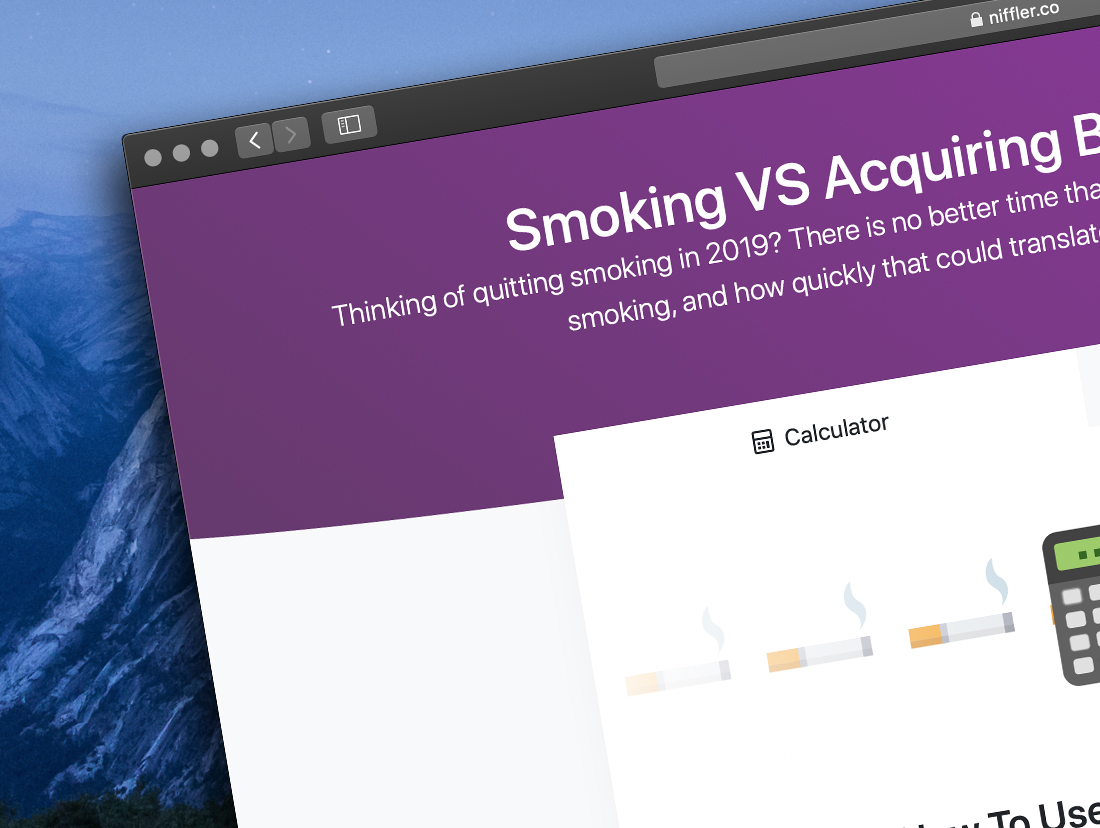 Want to Know How Quickly Can You Acquire Bitcoin If You Quit Smoking Today? niffler smoking
