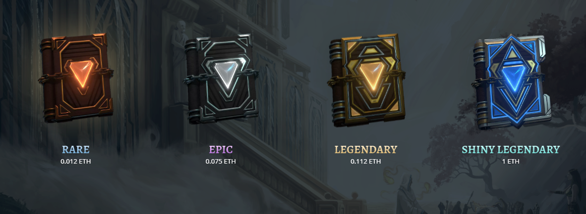 gods unchained purchase packs