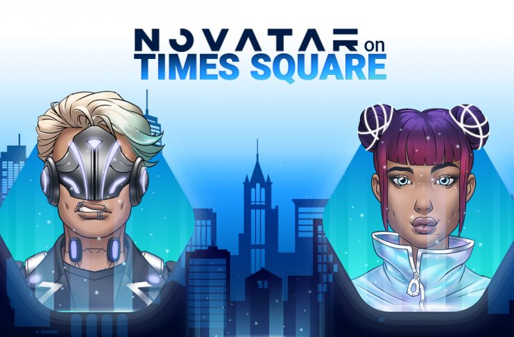 Novatar NFTs time square