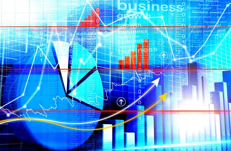 Economical stock market graph