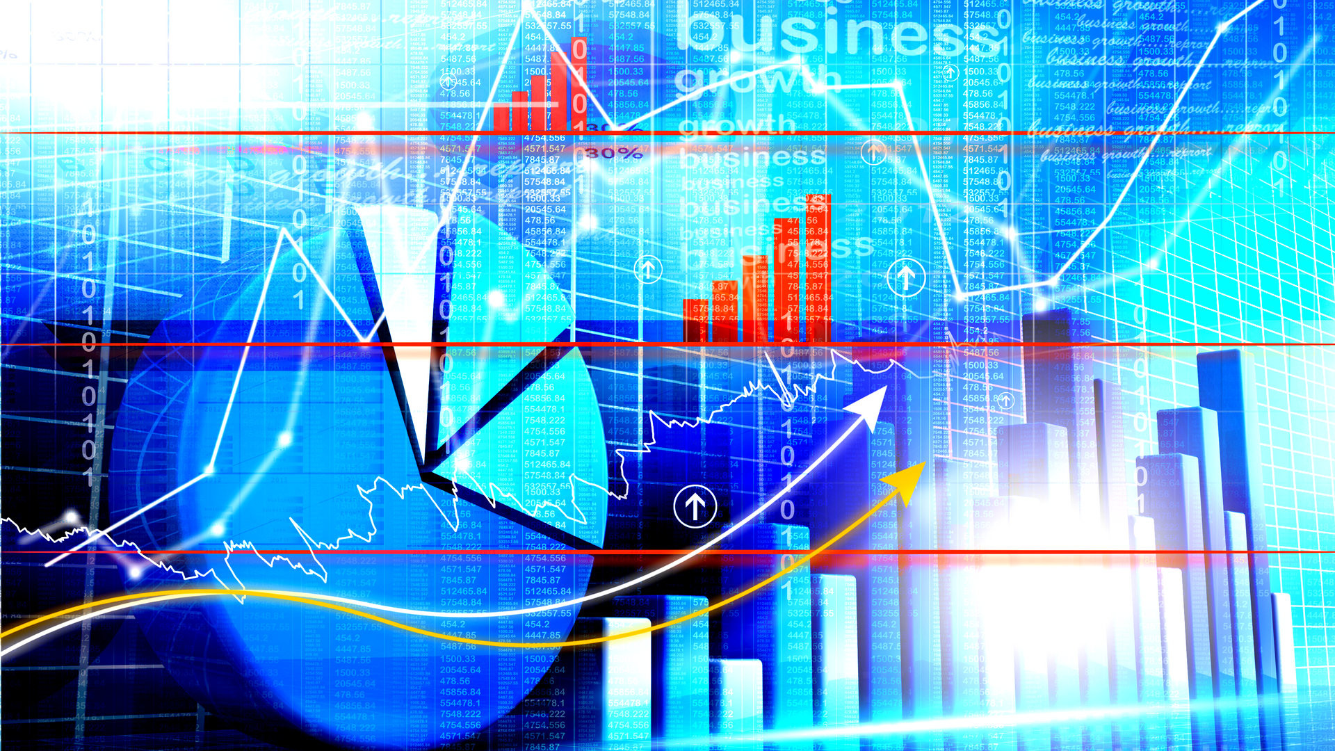 Economical stock market graph