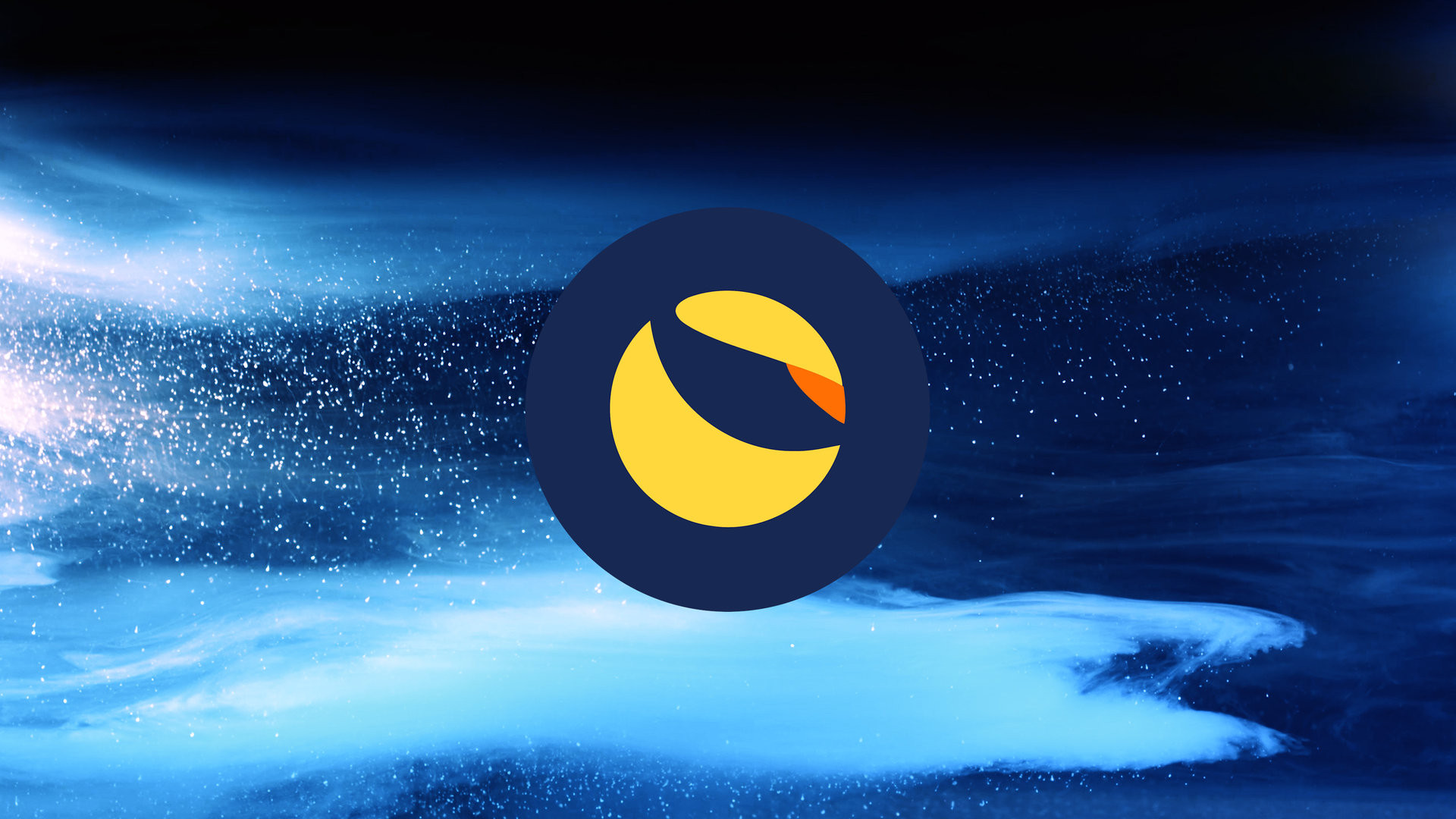 Terra LUNA Cryptocurrency. LUNA coin growth chart on the exchange, chart. High quality illustration
