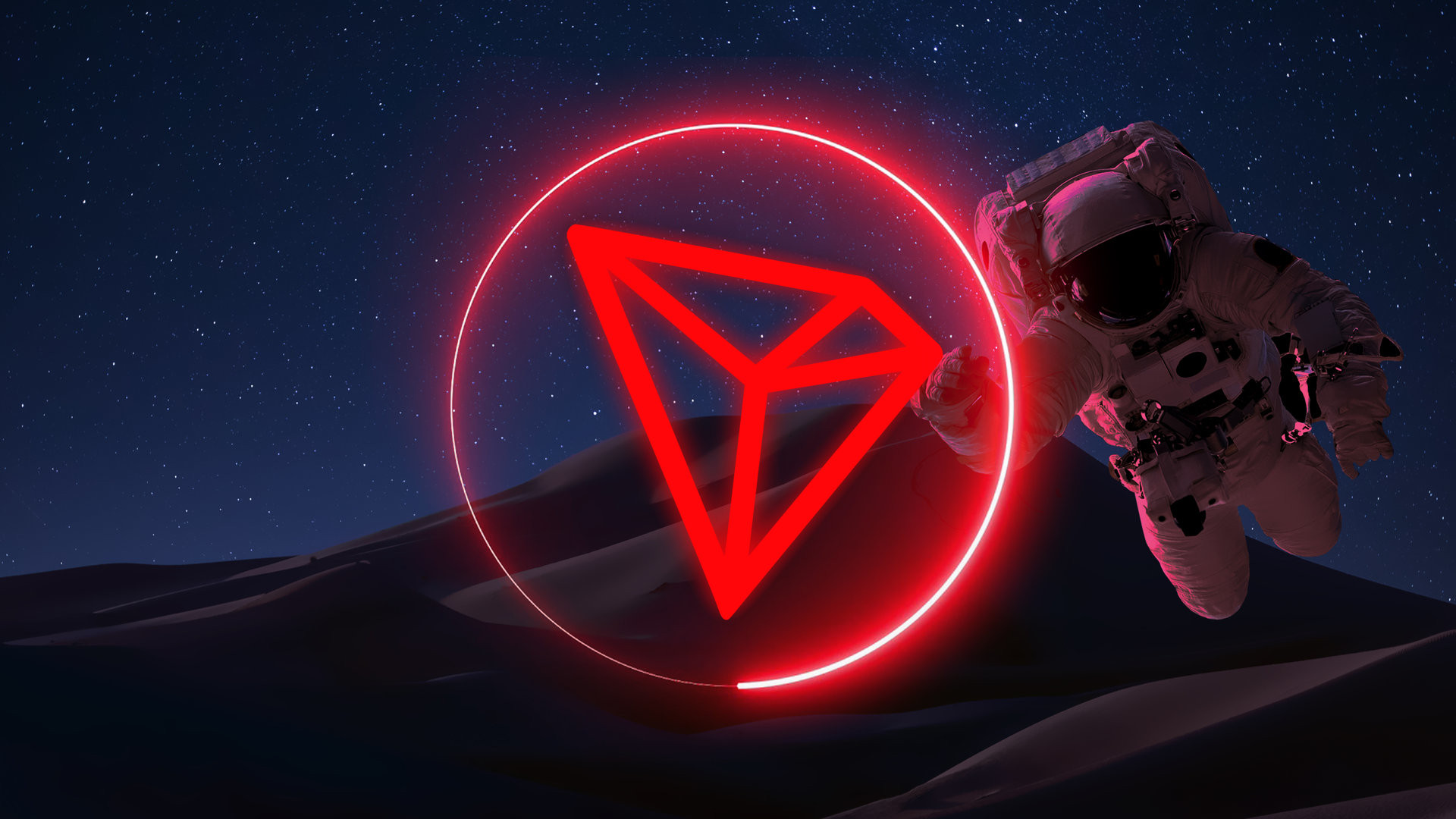 TRON TRX Cryptocurrency. TRON coin growth chart on the exchange, chart. High quality illustration