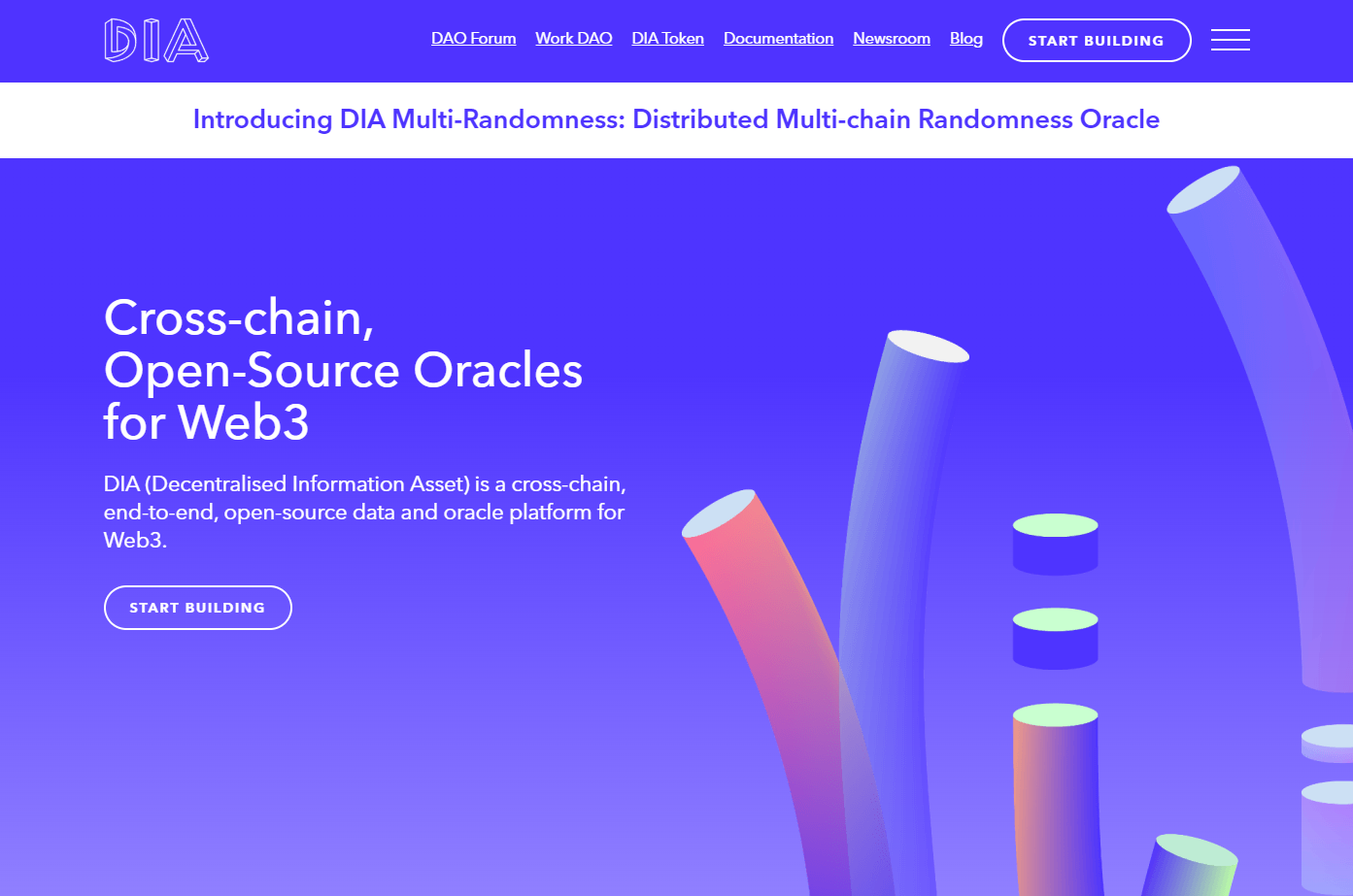 decentralized information asset DIA web3 token