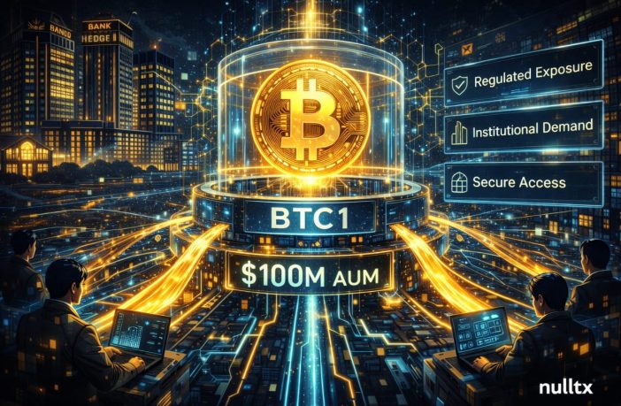 Institutional Demand Continues To Rise For Regulated Exposure To BTC As Bitwise Core Bitcoin ETP Hits $100 Million AUM