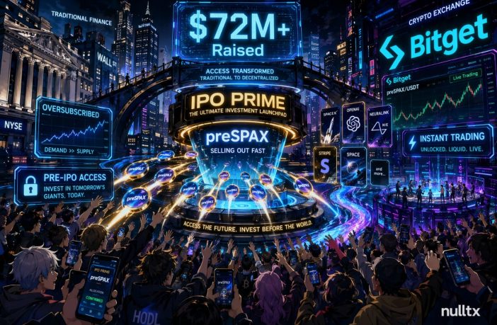 Bitget’s IPO Prime Sparks Demand As PreSPAX Sells Out In Hours
