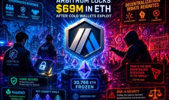 Arbitrum Locks $69M In ETH After Cold Wallets Exploit, Decentralization Debate Reignites Across Crypto Industry
